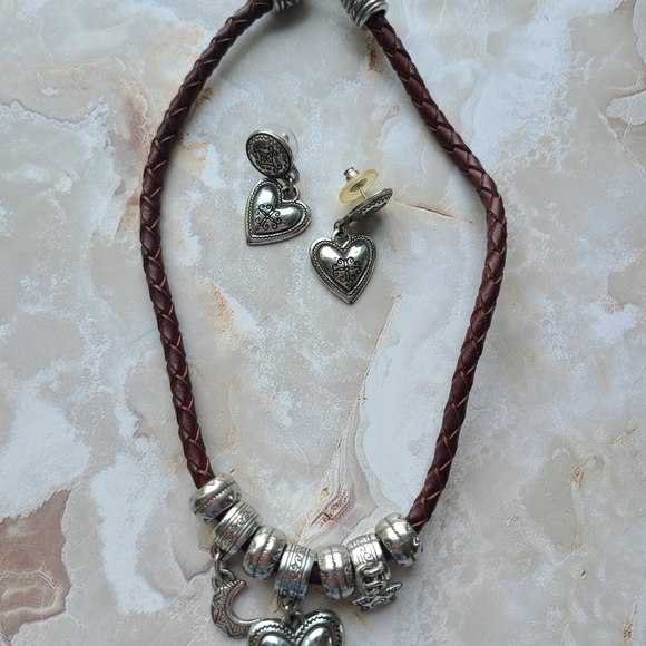 Brighton necklace earrings set - Picture 4 of 5